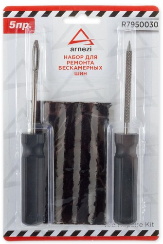 Набор для ремонта бескамерных шин ARNEZI R7950030 бескамерных шин 5 предметов