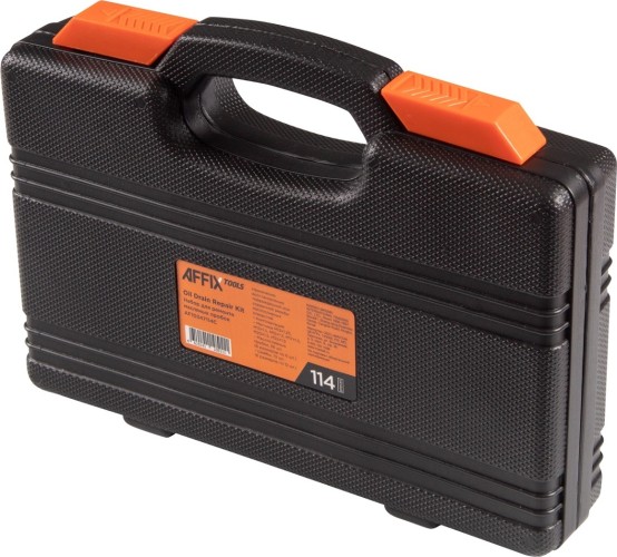 Набор для ремонта масляных пробок AFFIX AF10347114C 114 пред., кейс - изображение 4