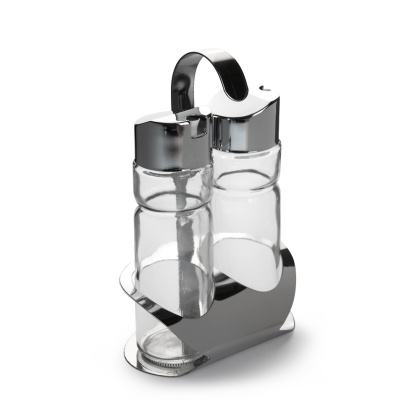 Набор для специй 2 предмета (масло, уксус) нержавеющая сталь, крюк Luxstahl [KH-232] - изображение 2