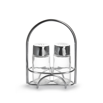 Набор для специй 2 предмета (соль, перец) нержавеющая сталь, дуга Luxstahl [KH-258] - изображение 2