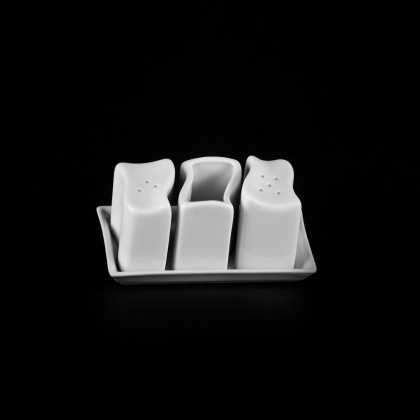 Набор для специй Волна «Chan Wave» (соль, перец, зубочистки) - изображение 4