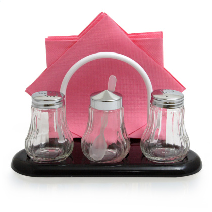 Набор для специй «Волна» (соль, перец, горчичница) + салфетница [129-3] - изображение 2