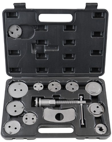 Набор для сжатия тормозных цилиндров BERGER BG1944 универсальный в кейсе 13 пр