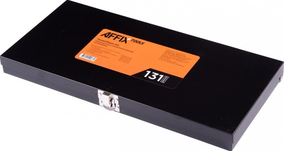 Набор для восстановления резьбы AFFIX М5х0.8-М12х1.75 131 предметов AF35200131C - изображение 3