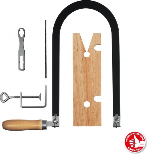 Набор для выпиливания 10 предметов ЗУБР МАСТЕР 130х250 мм 15311 - изображение 4