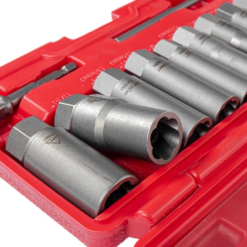 Набор экстракторов для поврежденных гаек и болтов  ARNEZI R5304011  11 предметов - изображение 3