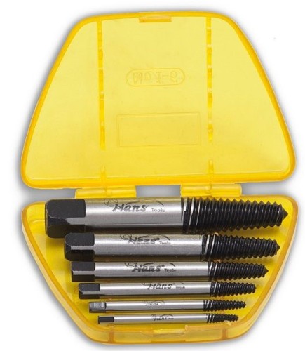 Набор экстракторов HANS BEX-S6 6 пр. 1/8-3/4