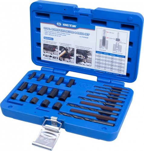 Набор экстракторов KING TONY 11225SQ 25 предметов