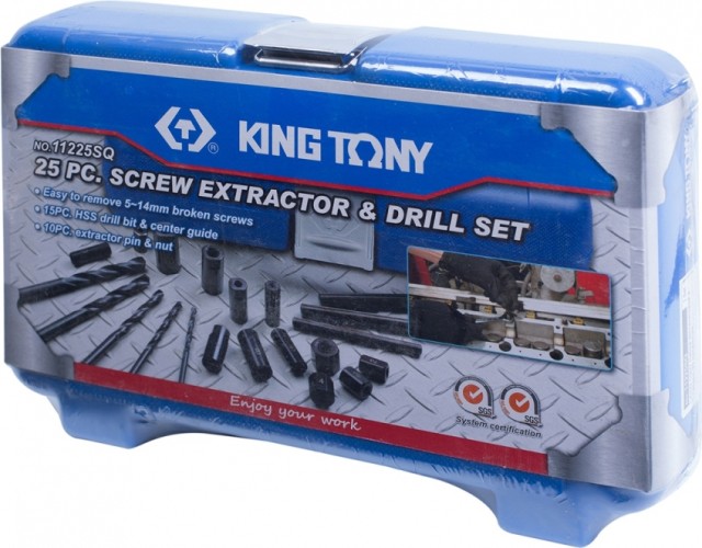 Набор экстракторов KING TONY 11225SQ 25 предметов - изображение 5