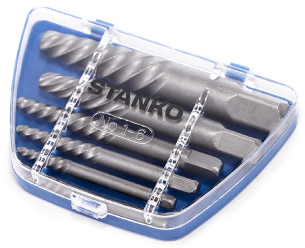 Набор экстракторов СТАНКОИМПОРТ ST433 6 пр