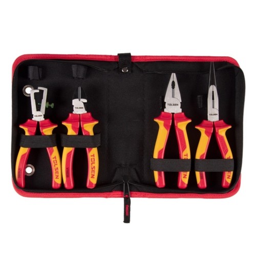 Набор электромонтажного инструмента TOLSEN TTV83204 4 пр. в футляре на молнии - изображение 2