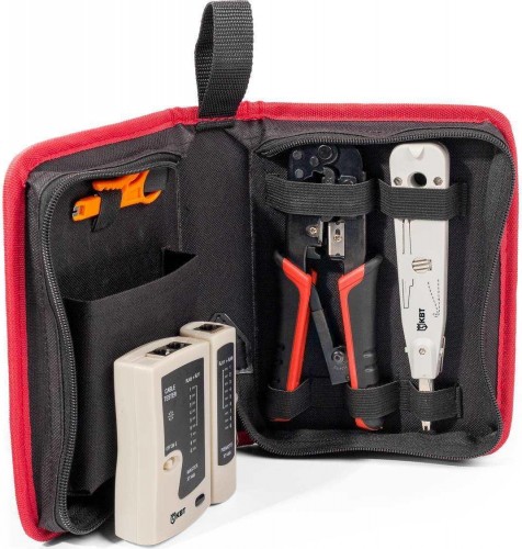 Набор электромонтажного инструмента КВТ LAN-4 для работ с сетевым кабелем 85935