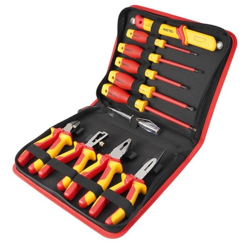 Набор электромонтажного инструмента TOLSEN TTV83411 11 пр. в футляре на молнии