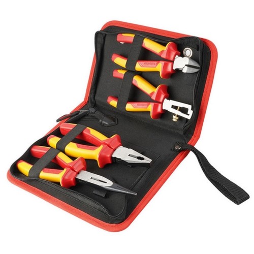 Набор электромонтажного инструмента TOLSEN TTV83204 4 пр. в футляре на молнии