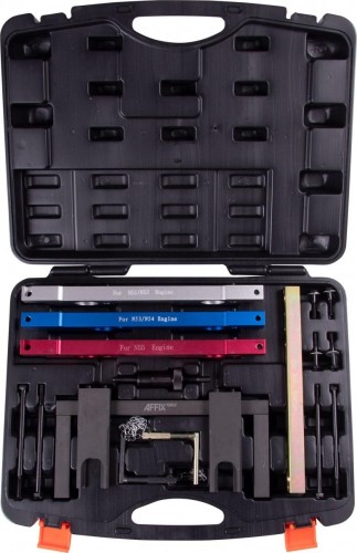 Набор фиксаторов распредвала/коленвала AFFIX для BMW, кейс, 16 предметов AF10321216C
