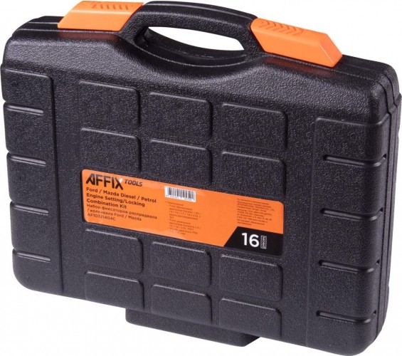 Набор фиксаторов распредвала/коленвала AFFIX для FORD/MAZDA, кейс, 16 предметов AF10321404C - изображение 3