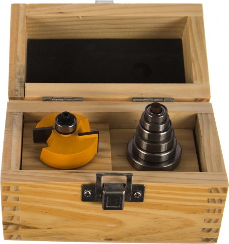 Набор фрез по дереву ЭНКОР 6 подшипнк.,хв.12мм кромочных фальц. 10625 - изображение 2