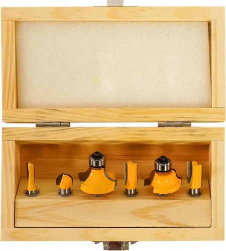 Набор фрез по дереву ЭНКОР д/декоратив. применения, 6 шт., хв. 8мм 10622 - изображение 3