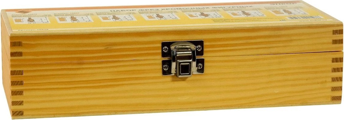 Набор фрез по дереву ЭНКОР кромочных фигурных, 7шт. хв., 12мм 10628 - изображение 3