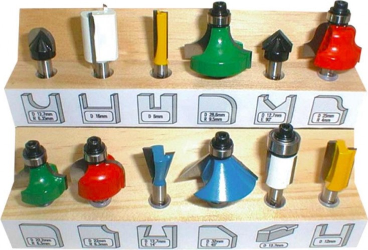 Набор фрез по дереву MAKITA 12 шт  А-88054 A-88054 - изображение 2