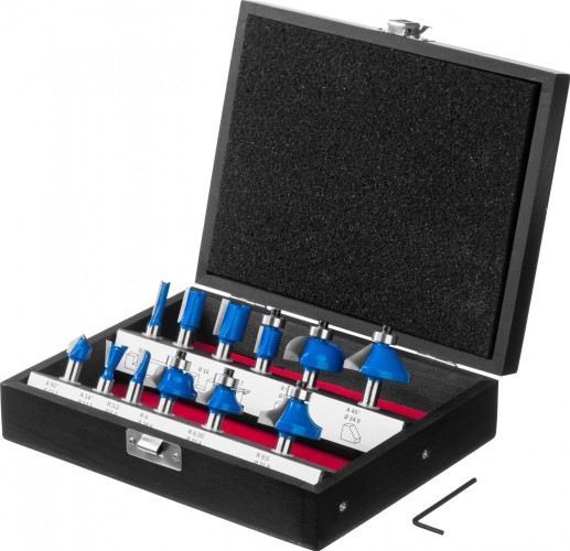 Набор фрез по дереву ЗУБР 28796-H12 ПРОФЕССИОНАЛ - изображение 3