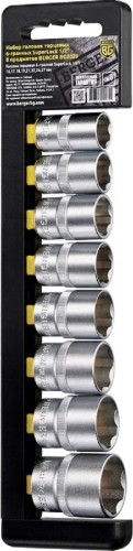 Набор головок 1/2" BERGER BG2029 SuperLock (16-27 мм) 8 пр.