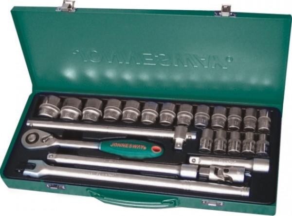 Набор головок 1/2" JONNESWAY S04H4524S 1/2"DR, 10-32 мм, 24 предмета 047433