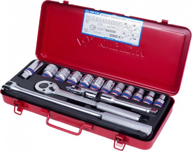 Набор головок 1/2" KING TONY 4016MR 1/2", 16 предметов