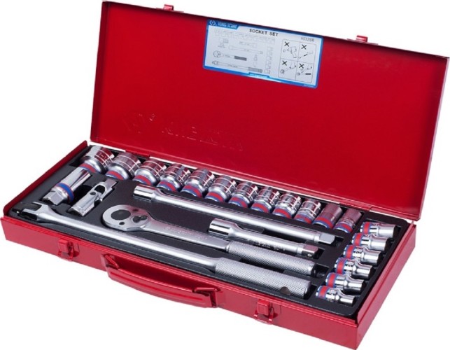 Набор головок 1/2" KING TONY 4032SR 1/2", 24 предмета