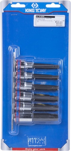 Набор головок 1/2" KING TONY 4116PR 1/2", 180 мм, набор RIBE  М9-М16