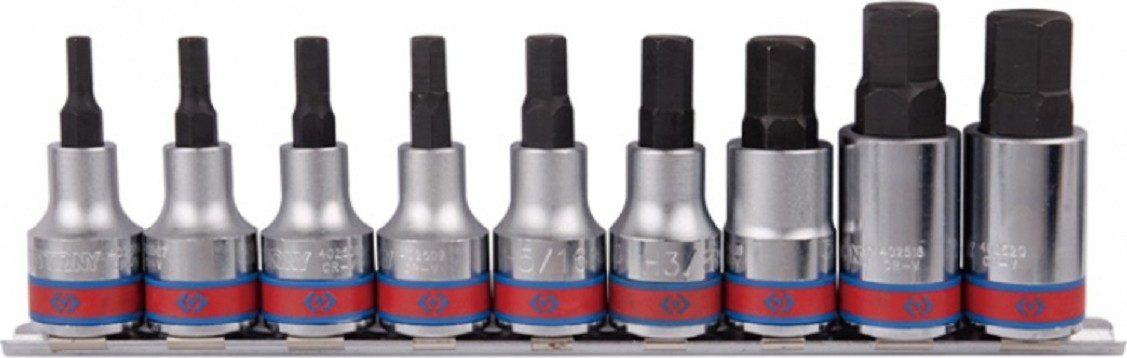 Набор головок 1/2" KING TONY 4110SR10 1/2", 9 предметов