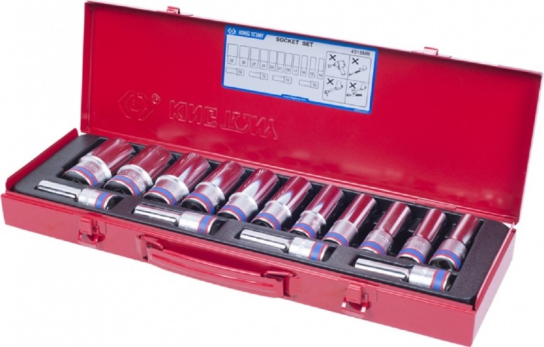 Набор головок 1/2" KING TONY 4315MR 1/2", 15 предметов