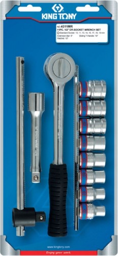 Набор головок 1/2" KING TONY 4311MR 1/2", 11 предметов
