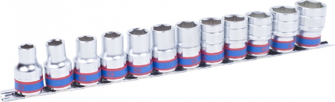 Набор головок 1/2" KING TONY 4312MR8 шестигранные, 10-24 мм, 12 пр.