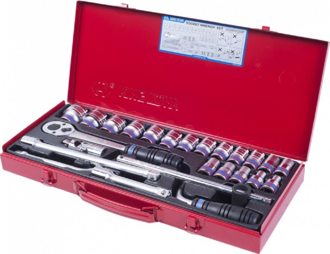 Набор головок 1/2" KING TONY 4325MR 1/2", 24 предмета