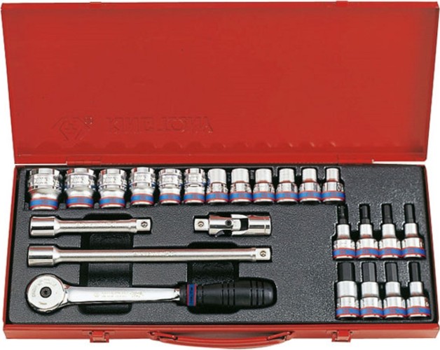 Набор головок 1/2" KING TONY 4322MR 1/2", 24 предмета