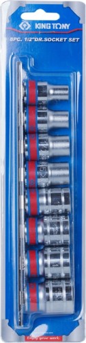 Набор головок 1/2" KING TONY 4510SR 1/2", 8 предметов