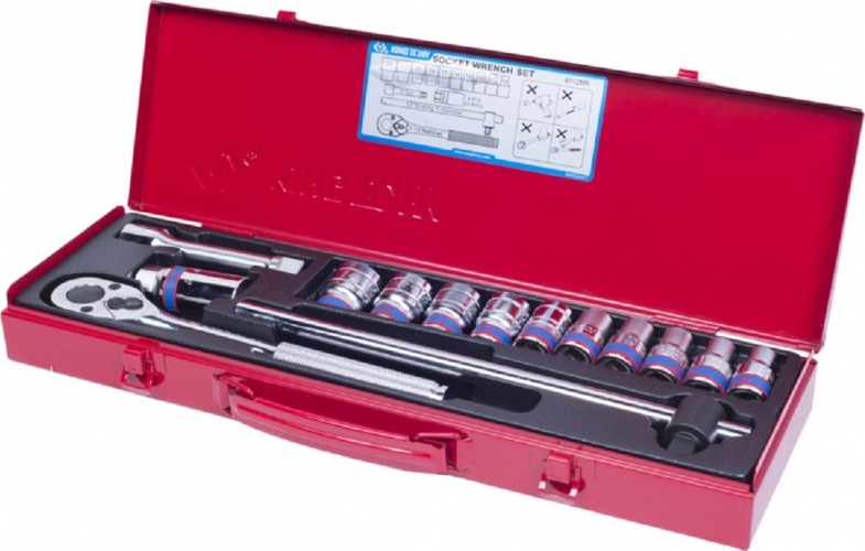 Набор головок 1/2" KING TONY 4512MR 1/2", 14 предметов