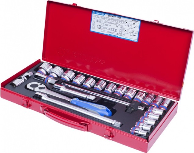 Набор головок 1/2" KING TONY 4528MR 1/2", 24 предмета 4528MR90