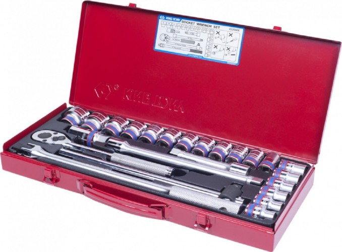 Набор головок 1/2" KING TONY 4526MR 1/2", 24 предмета