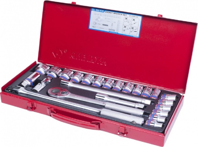 Набор головок 1/2" KING TONY 4532MR 1/2", 24 предмета