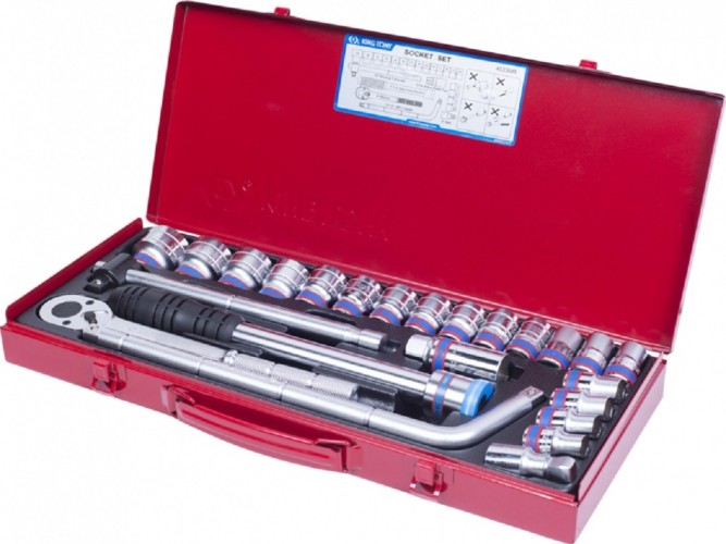 Набор головок 1/2" KING TONY 4533MR 1/2", 24 предмета