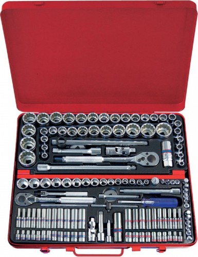 Набор головок 1/2" KING TONY 9033СR 1/4", 3/8", 1/2", 135 предметов 9033CR