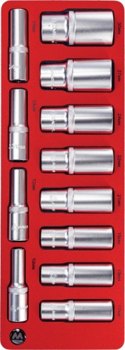 Набор головок 1/2" МАСТАК 5-014212 двенадцатигранные, ложемент, 12 предметов