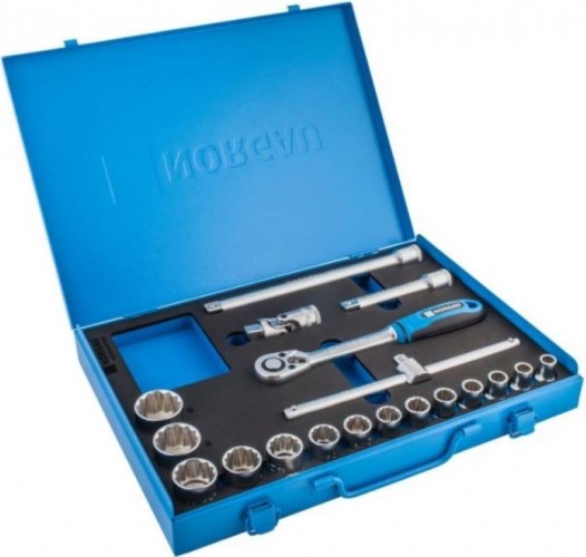 Набор головок 1/2" Norgau ND1919-S1032 с акссессуарами 19 шт. 063792019