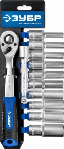 Набор головок 1/2" ЗУБР Профессионал ТБ-12У 12 пред. 27650-H12