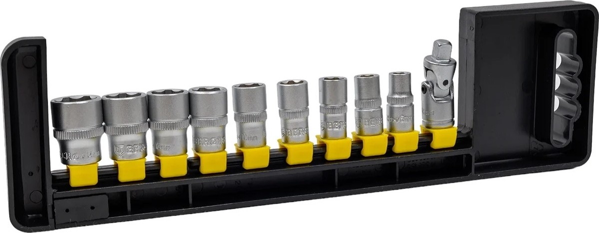 Набор головок 1/4" BERGER BG2032 SuperLock (6-14 мм) 10 пр.