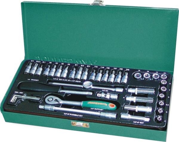 Набор головок 1/4" JONNESWAY S04H2141S 1/4"DR, 4-13 мм, 41 предмет 047200