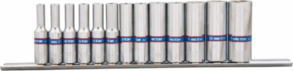 Набор головок 1/4" KING TONY 2311MR 4-14 мм, 13 предметов