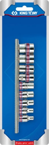 Набор головок 1/4" KING TONY 2509SR 1/4", 9 предметов